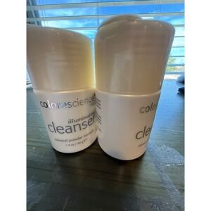 Colorescience Illuminating Cleanser Mineral Powder Formula 1.4 oz 40g 2 Pack New